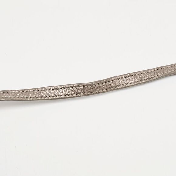 Tory Burch Metallic Leather Marion Shoulder Bag - Picture 6 of 7